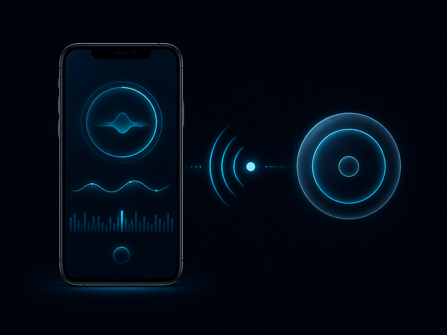 Связь датчика с мобильным приложением по Bluetooth